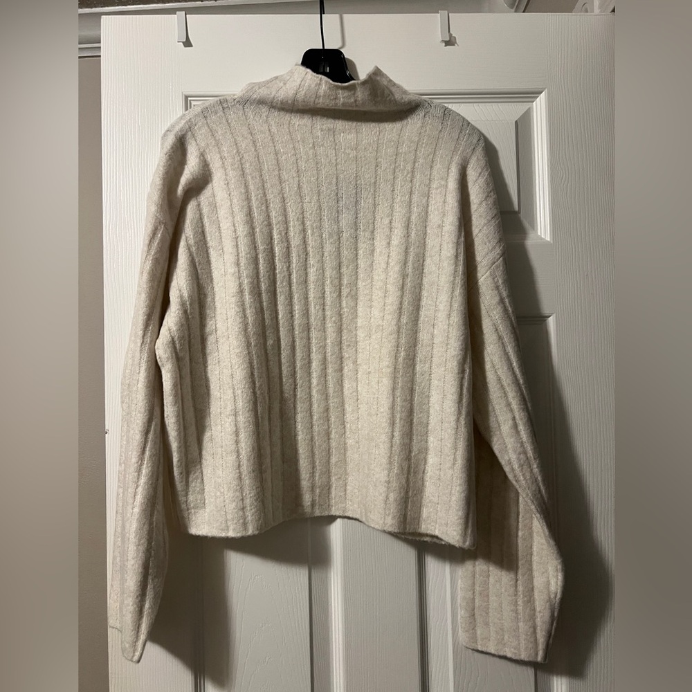 Universal Thread Ribbed Mock Turtleneck Pullover … - image 2